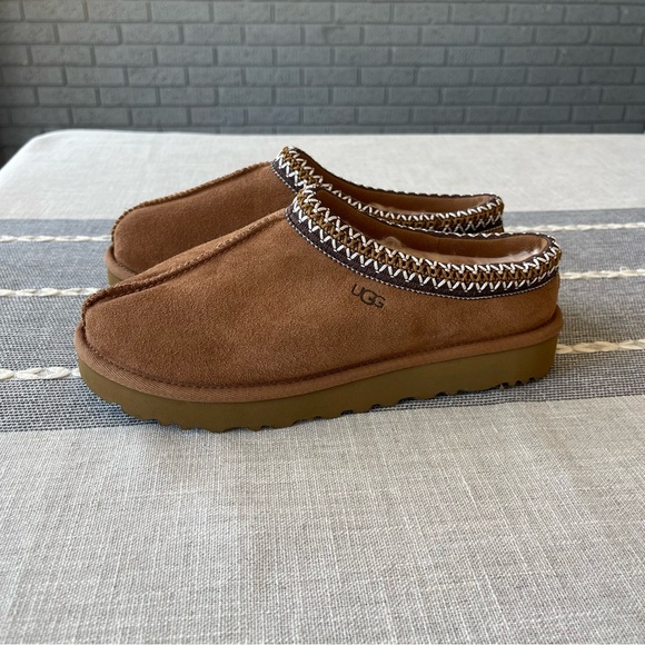 New UGG Tasman Slippers Chestnut Brown Womens Size 8 - Picture 6 of 11